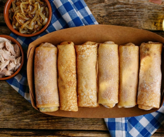 Млинці з куркою